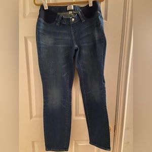 EUC J. Crew Maternity Slim Broken In Boyfriend Distressed Jeans Sz 30 T